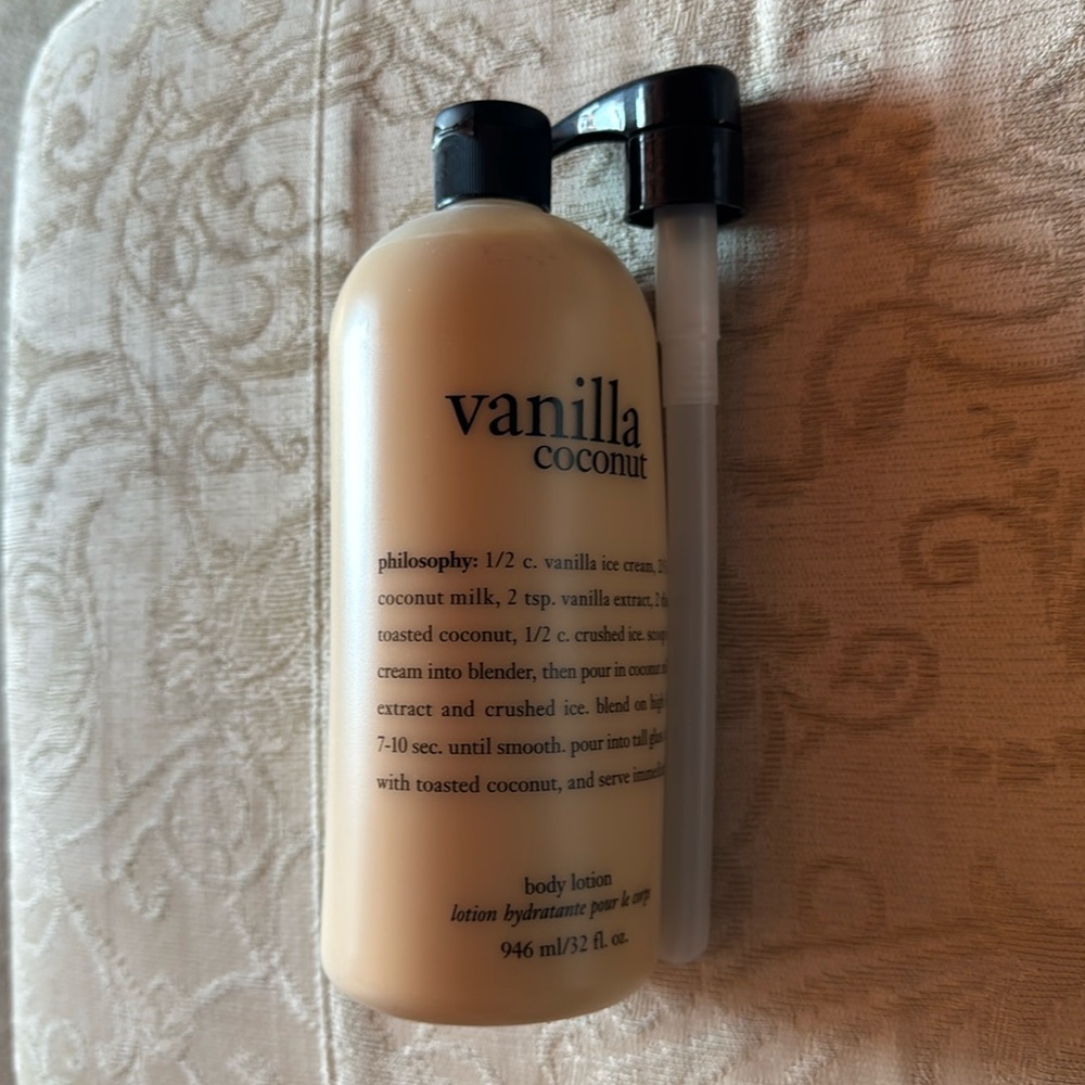 Philosophy Vanilla Coconut body lotion